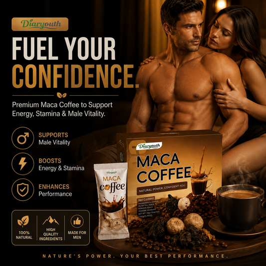 💪🏆Ultimate Testosterone Revival☕🍌Energy Maca CoffeeSolid Drink-ABB8